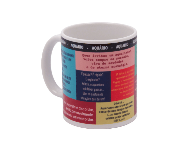 Caneca Signos – Sou de Aquário - Imagem1